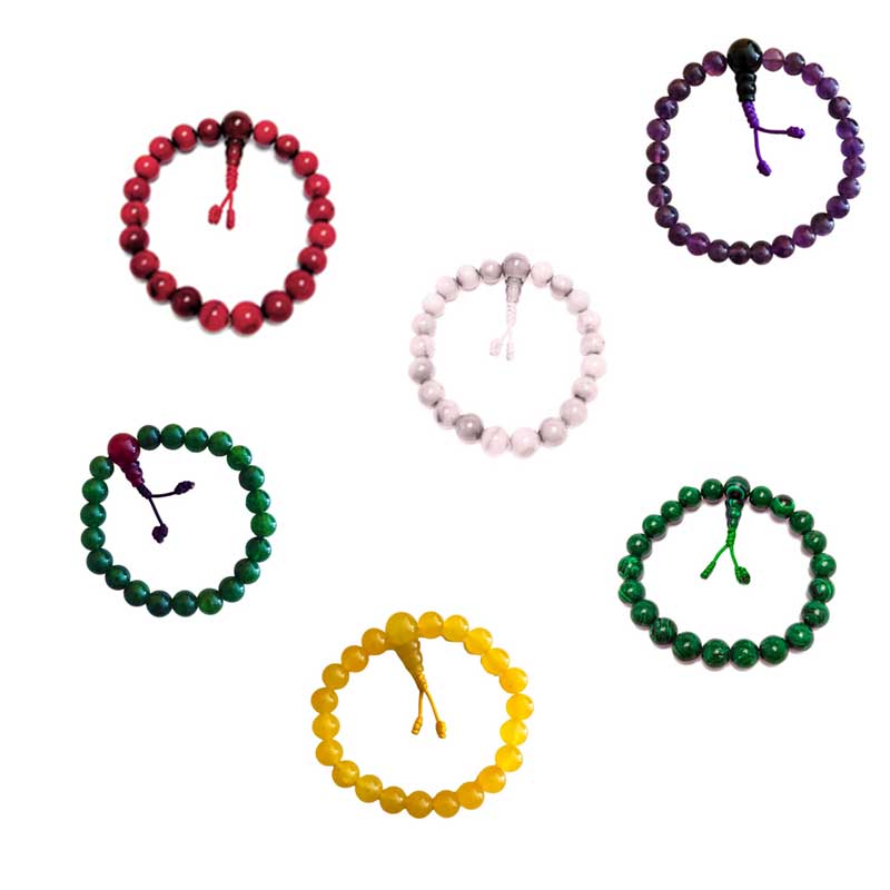 Gemstone Wrist Malas Tibetan Buddhist Society