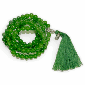 Jade Mala with Buddha Charm